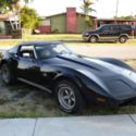1977 Corvette blk on blk, $1 NO RESERVE