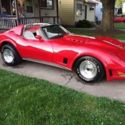 1977 CORVETTE RED/CUSTOM/BODY/PAINT 383 STROKER POSI 411 GEAR