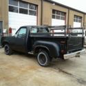 1977 Dodge D100 Warlock Pickup Parts Project Black Complete 318 4BBL Step Side