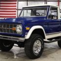 1977 Ford Bronco Half Cab 86879 Miles Blue SUV 302 V8 Automatic