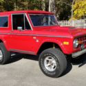 1977 Ford Bronco SUV Red 4WD Automatic Sport