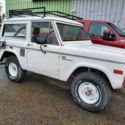 1977 Ford Bronco White 4WD Manual Sport
