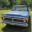 1977  Ford F-100 pick up truck, 6 cyl. in line, 3 spd, colm. body some rust.