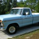 1977 Ford F-150 Ranger 6.6L 400 CID Baby Blue with White top ----No Reserve----