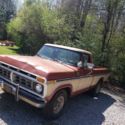 1977 Ford F100 Orange RWD Automatic Ranger xlt