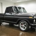 1977 Ford F100 Ranger 29200 Miles Flat Black Pickup Truck 400ci V8 C6
