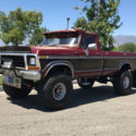 1977 Ford F150 HighBoy Custom Ranger 4x4 W/38&#039;s ORIGINAL CALIFORNIA BLUEPLATE