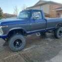 1977 Ford F150 Pickup Blue 4WD Manual