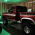 1977 Ford F150 Pickup Red 4WD Manual