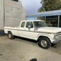 1977 Ford F250 Pickup White RWD Automatic Supercab