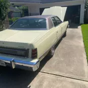 1977 Ford LTD Landau Sedan Yellow