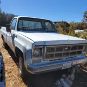 1977 GMC Sierra Pickup White