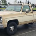 1977 GMC Sierra Yellow RWD Automatic