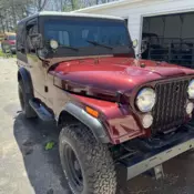 1977 Jeep CJ-7 Red