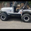 1977 Jeep CJ White 4WD Manual