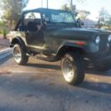 1977 Jeep CJ7 CJ - WW2 Army Green