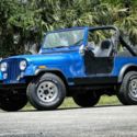 1977 Jeep CJ7 Convertible 27,654 Miles Blue SUV Turbo 350 Automatic