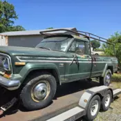 1977 Jeep J20 Truck Farm Fresh- Running Project Truck 4x4 Sm Block Chevy
