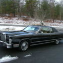 1977 Linclon, coupe, Black,