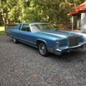 1977 Lincoln Continental Coupe Blue RWD Automatic