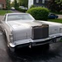 1977 LINCOLN CONTINENTIAL TOWN COUPE--2 DOOR=ALL ORIGINAL AND ONLY 77K MILES=