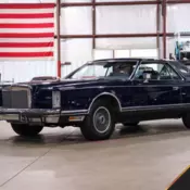 1977 Lincoln Mark V  33958 Miles Dark Blue Sedan 460 CID V8