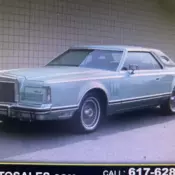1977 Lincoln Mark V Coupe Green