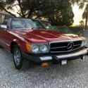 1977 Mercedes-Benz 450SL Convertible Red RWD Automatic 450SL Roadster