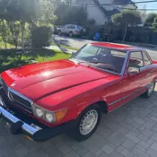 1977 Mercedes-Benz 450SL Red