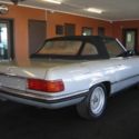 1977 mercedes sl280 2.8l v6 silver black soft convertible clean title