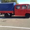 1977 Mercedes T2 409 Doka Crew Cab Pickup Truck 2.3L Gas 4 Speed 57K km
