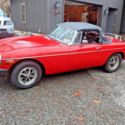 1977 MG MGB 2 Door Red British Roadster