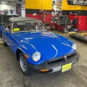 1977 MG MGB  Blue  70,508 Miles