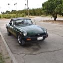 1977 MG- MGB British Racing Green Convertible with tan interior/ runs good