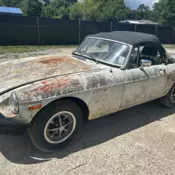 1977 MG MGB Convertible White