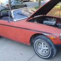 1977 MGB Convertible, roadster , project car Starts and runs fair