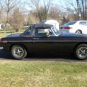 1977 MGB with chrome bumpers and grille