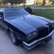 1977 Oldsmobile Cutlass Supreme Brougham Coupe Black