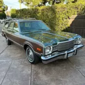1977 Plymouth Volare Green premier
