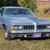 1977 Pontiac LeMans Coupe Blue Sport