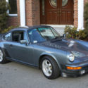 1977 PORSCHE 911, AIR-COOLED, WHALE TALE, BBS RIMS, SUNROOF, LOADED, BLUE/BLACK.