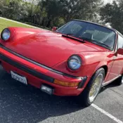 1977 Porsche 911 S Coupe Red targa