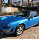 1977 Porsche 911S Targa Caribe/Minerva Blue 83K Miles