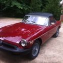 1977 Red MGB, very nice condition