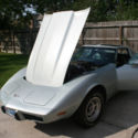 1977 Silver L48 Corvette 4 SPD 26,100 Original Miles