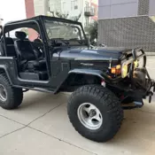 1977 Toyota Land Cruiser 40 SUV Black