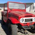 1977 Toyota Land Cruiser 40 SUV Red 4WD Manual