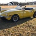 1977 Triumph Spitfire 1500 Inca Yellow Roadster