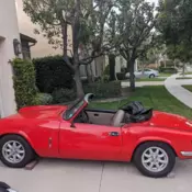 1977 Triumph Spitfire Red