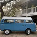 1977 Volkswagen Riviera Camper Transporter Van Blue RWD Manual riviera